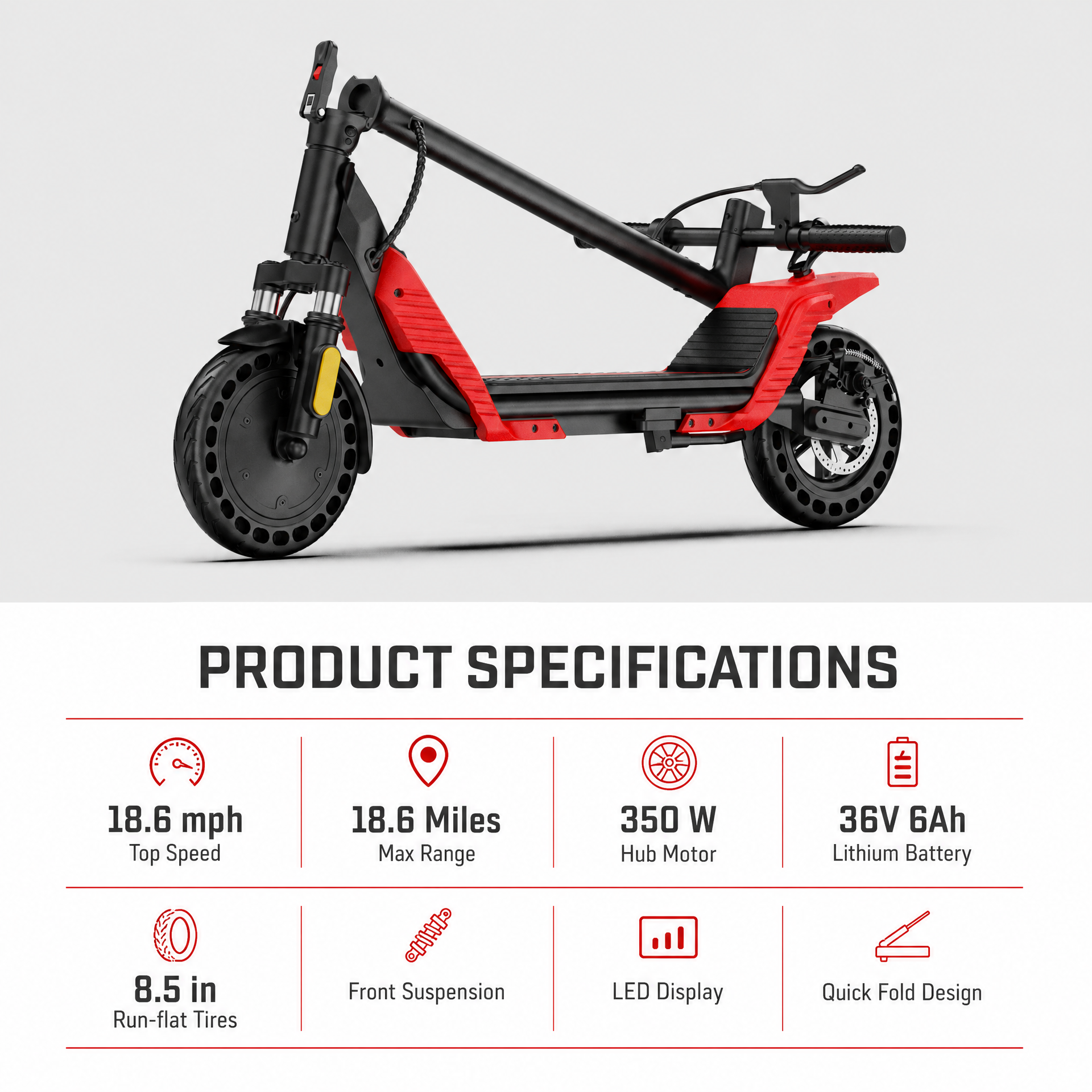 Aolorozo D03 City Electric Scooter with Front Suspension