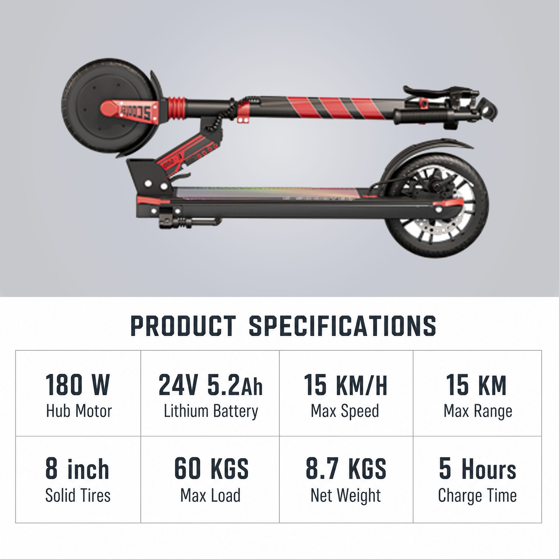 Aolorozo USA Stock E200 Kids Electric Scooter