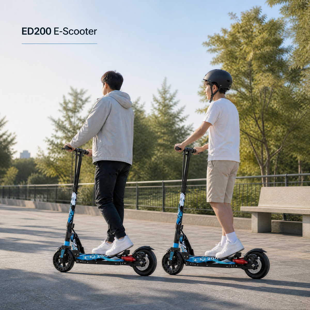 Aolorozo ED200 Youth Dual-Suspension Scooter