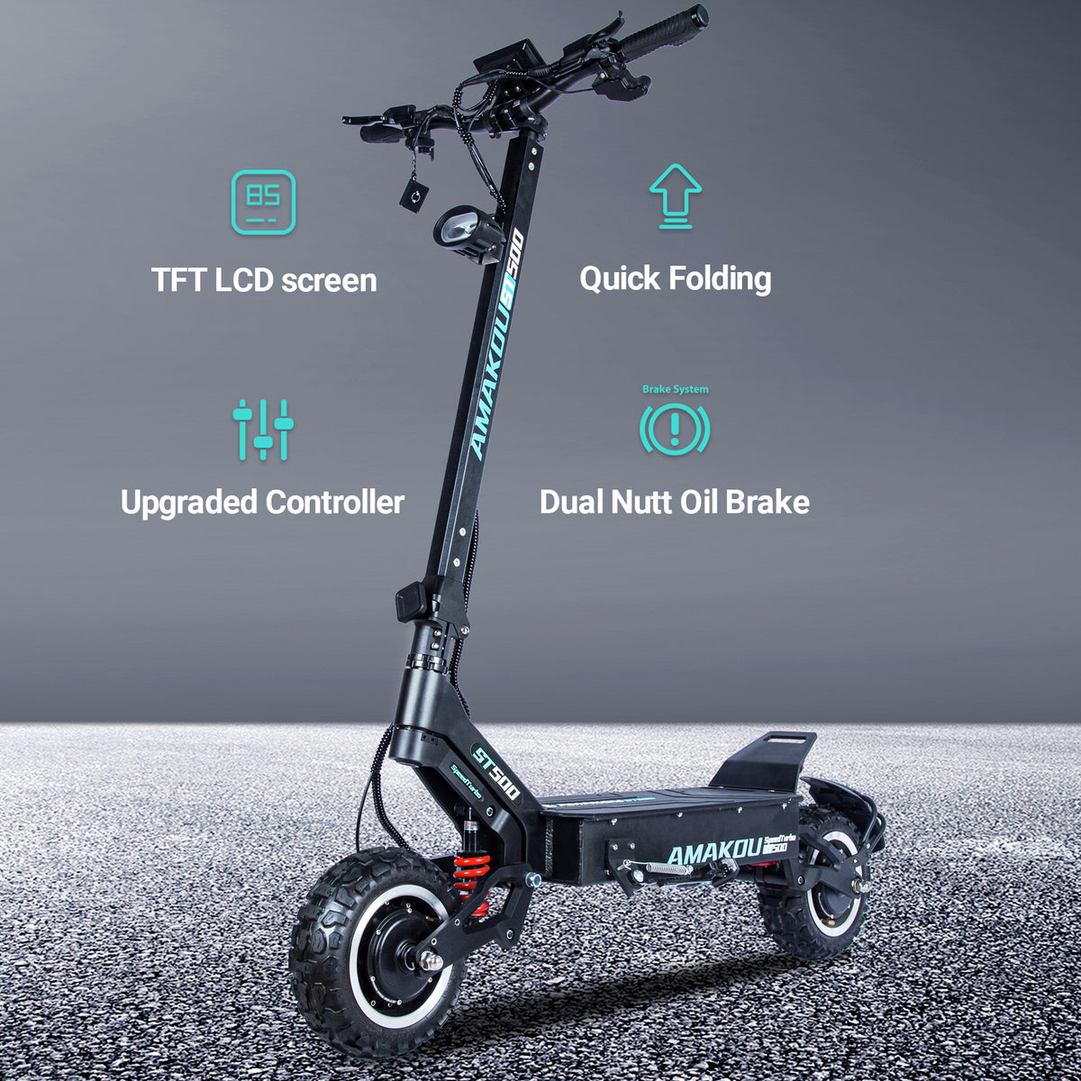 AMAKOU ST500 High-end Electric Scooter Model