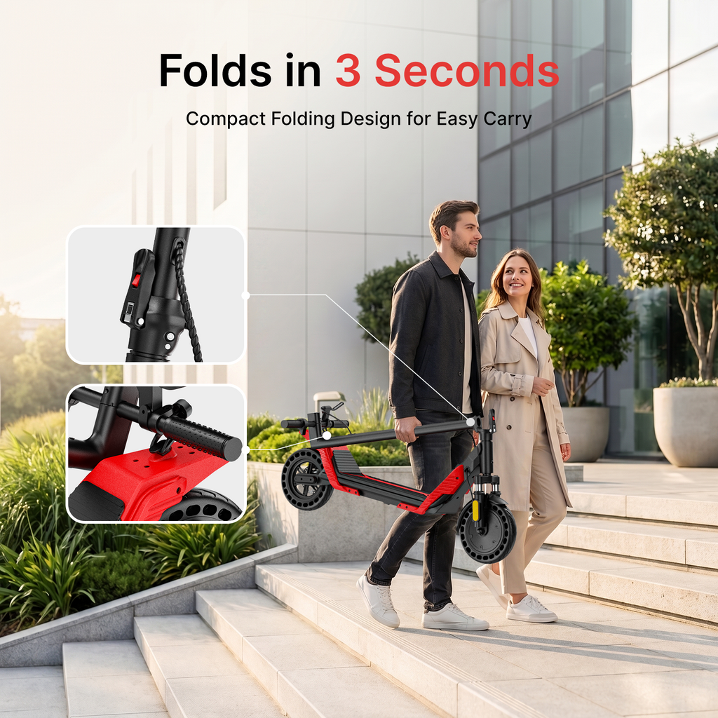 Aolorozo D03 City Electric Scooter with Front Suspension