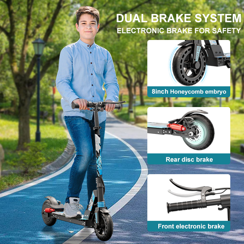 Aolorozo ED200 Youth Dual-Suspension Scooter