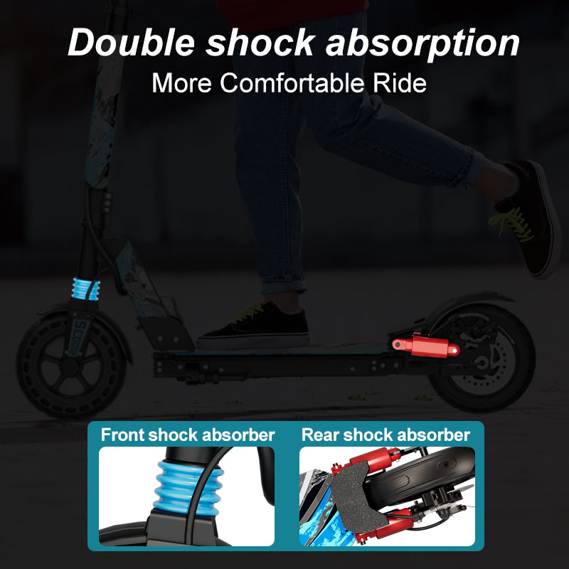 Aolorozo ED200 Youth Dual-Suspension Scooter