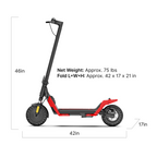 Aolorozo D03 City Electric Scooter with Front Suspension