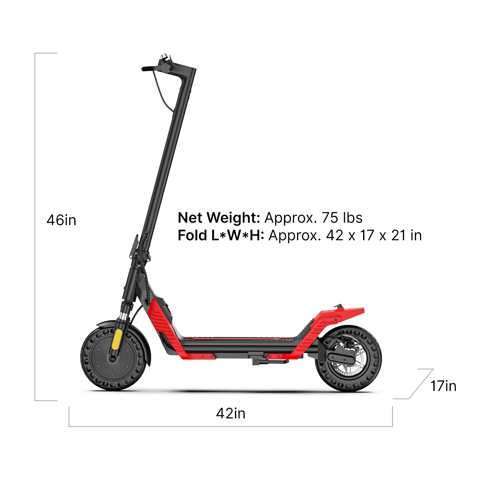 Aolorozo D03 City Electric Scooter with Front Suspension